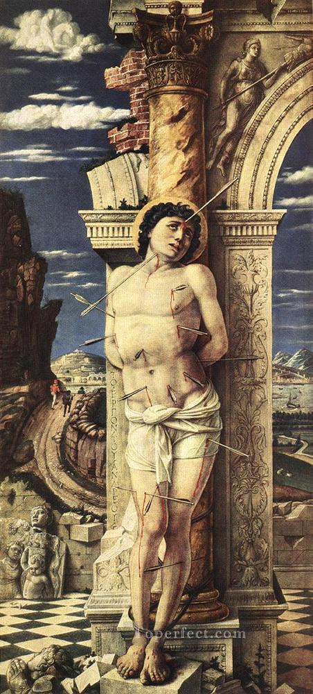 聖セバスチャン1 ルネサンスの画家アンドレア・マンテーニャ油絵